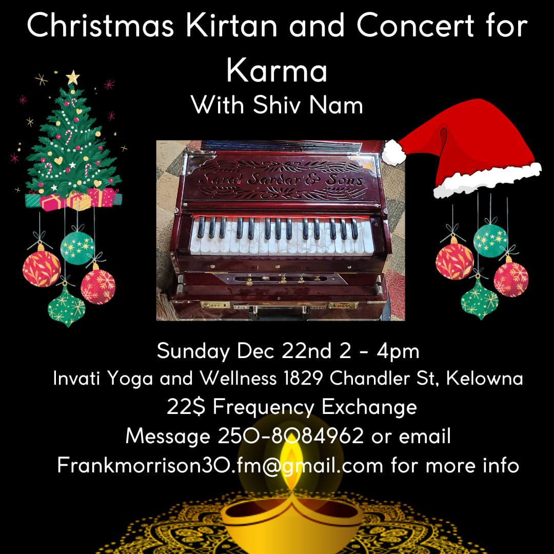 Christmas Kirtan and Concert for Karma