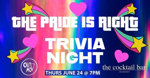 The Pride is Right Trivia Night