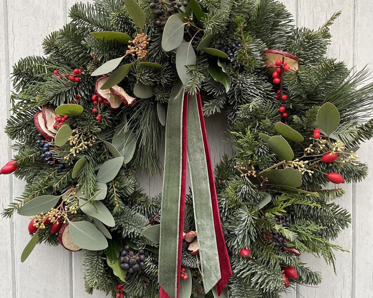 Christmas Wreath Making Workshop 30 Nov & 1 Dec