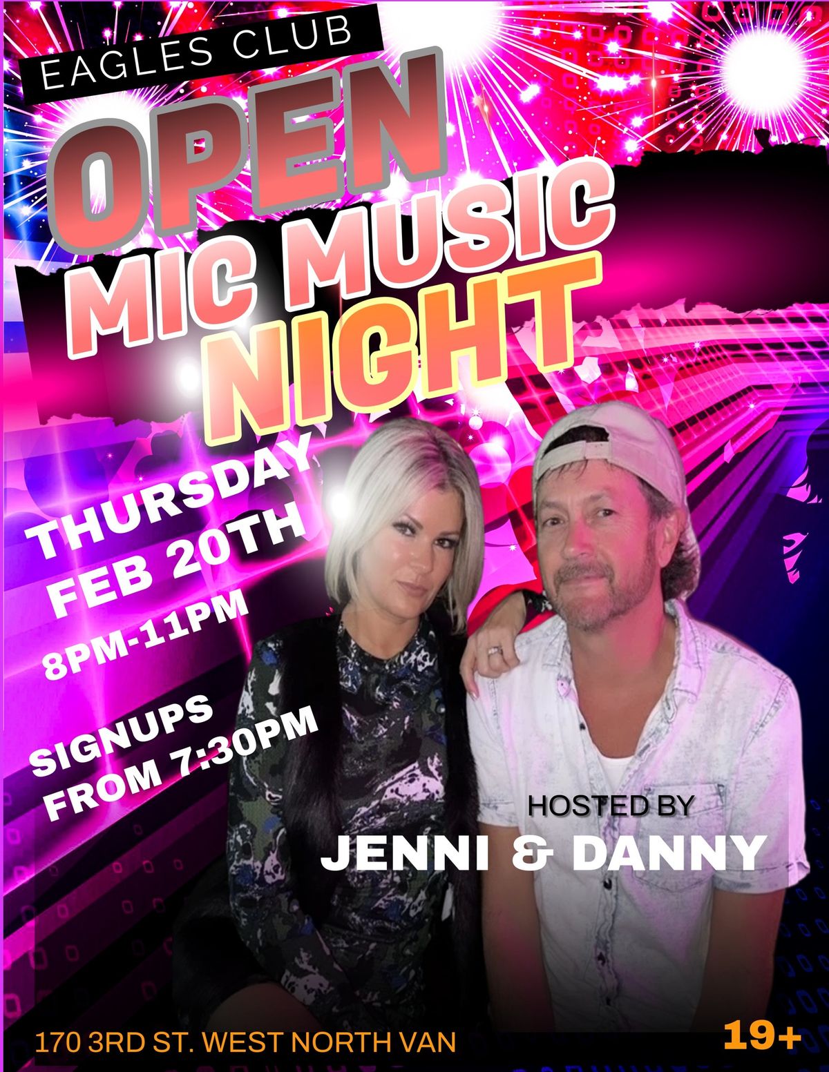 Open Mic night with Jenni & Danny 