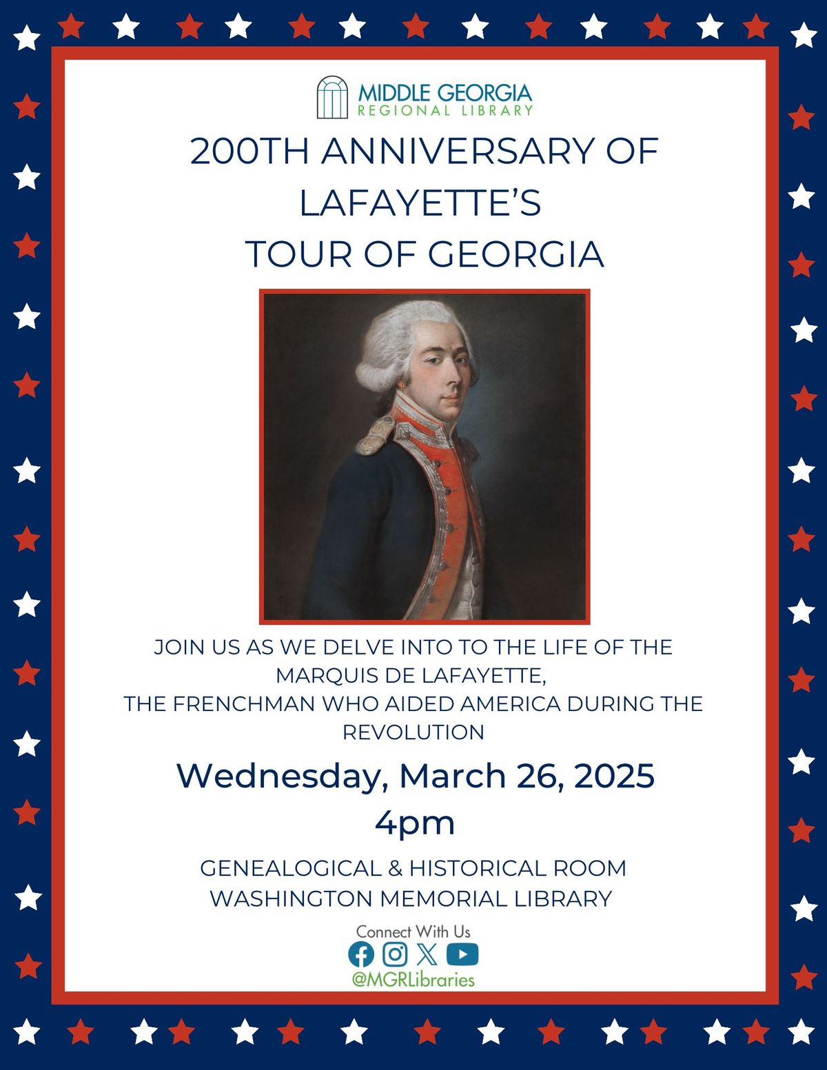 200th Anniversary of Lafayette's Tour of Georgia