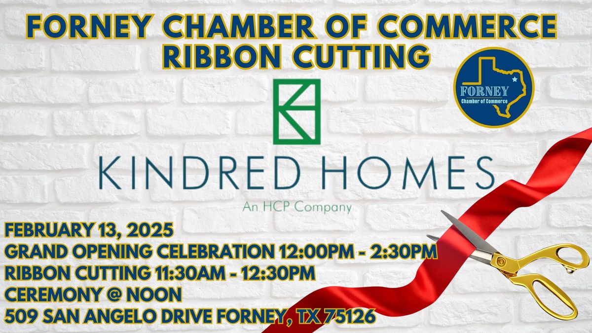 Kindred Homes-Ribbon Cutting Ceremony