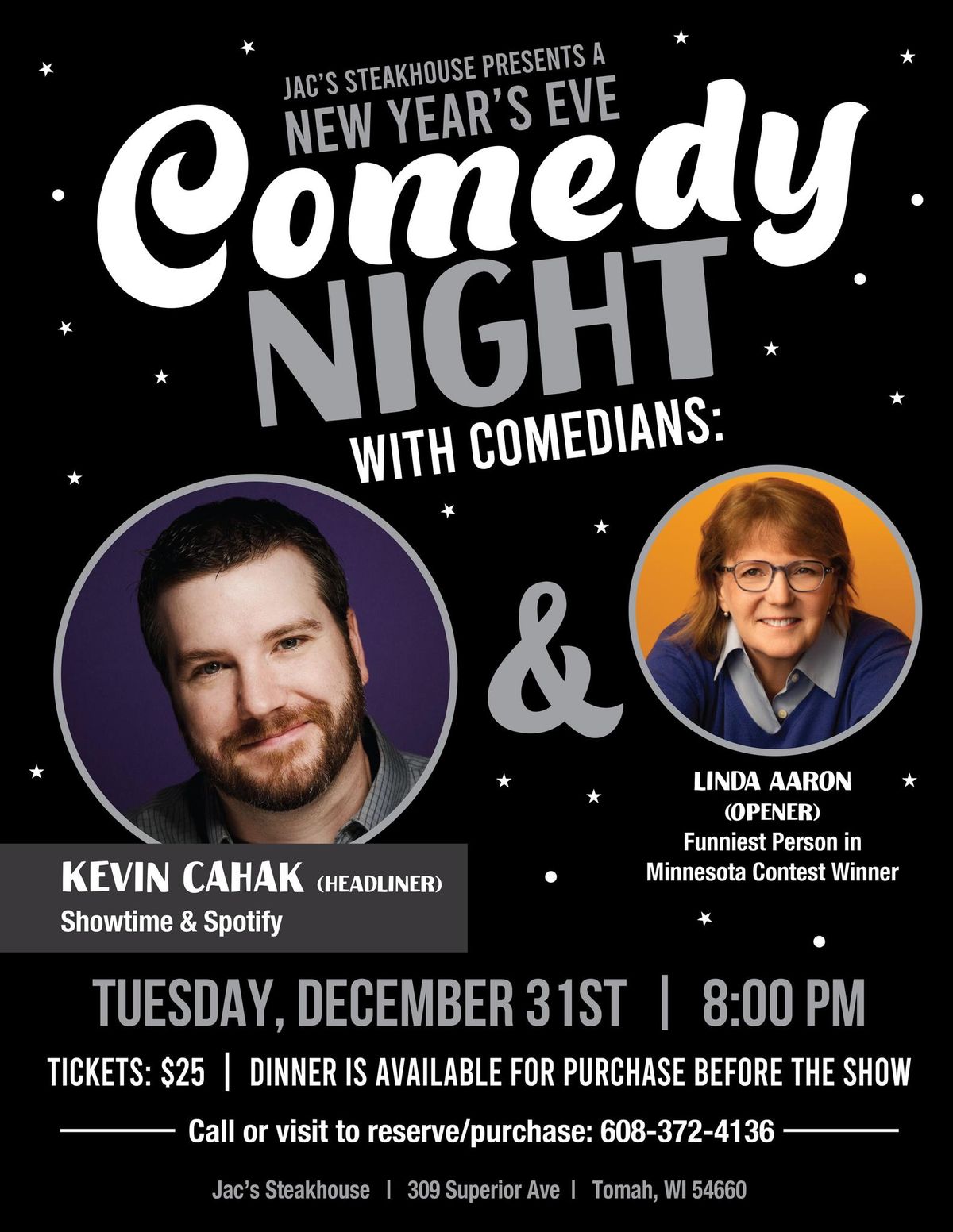 New Year\u2019s Eve Comedy Night