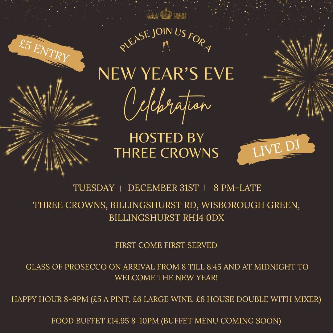 Three Crowns New Year's Eve Party!