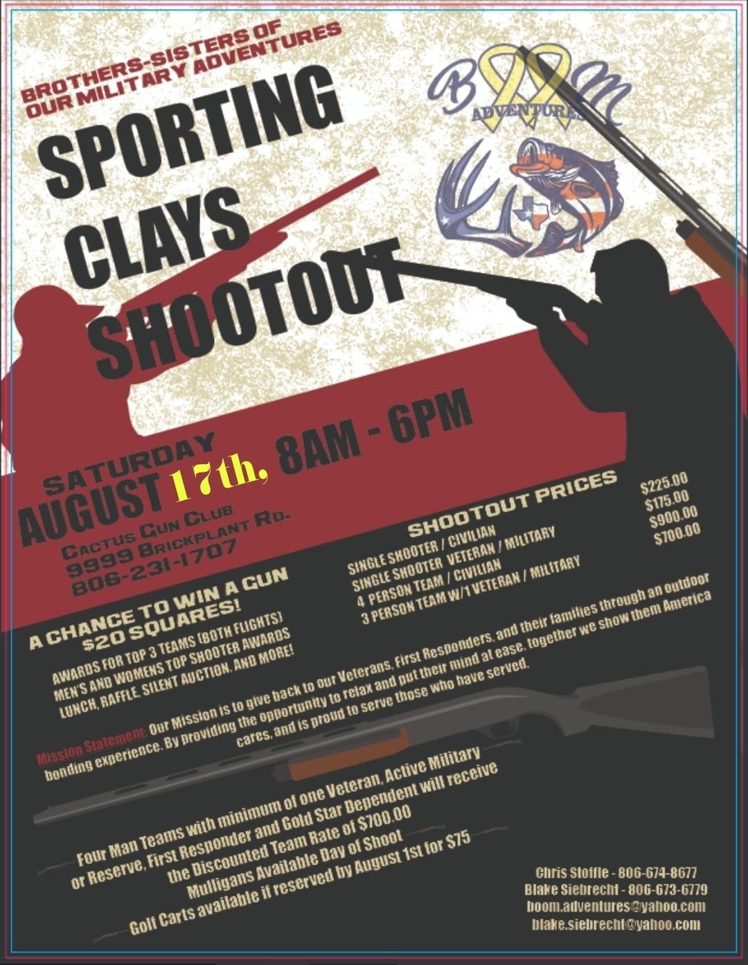 BOOM SPORTING CLAYS SHOOTOUT 