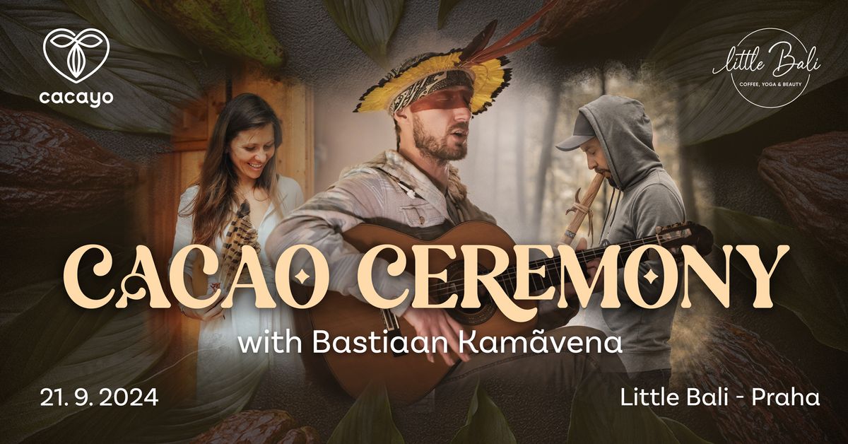 Kakaov\u00e1 ceremonie s Bastiaan Kam\u00e3vena v Praze  