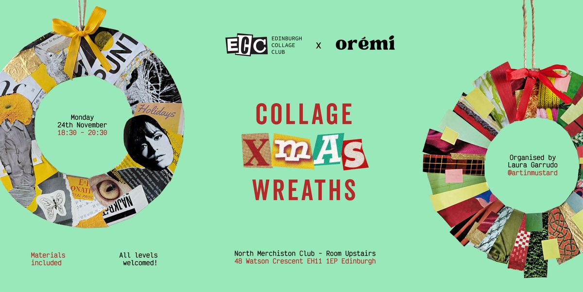 Collage XMAS Wreath Lab