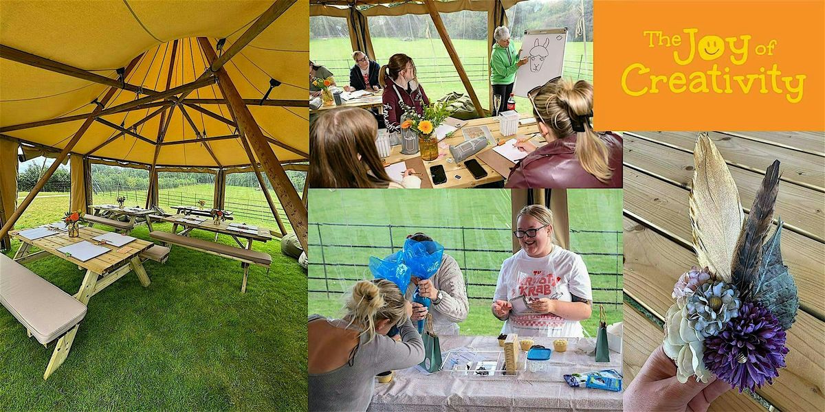 Nature Inspired Creative Retreat Day in a Tipi