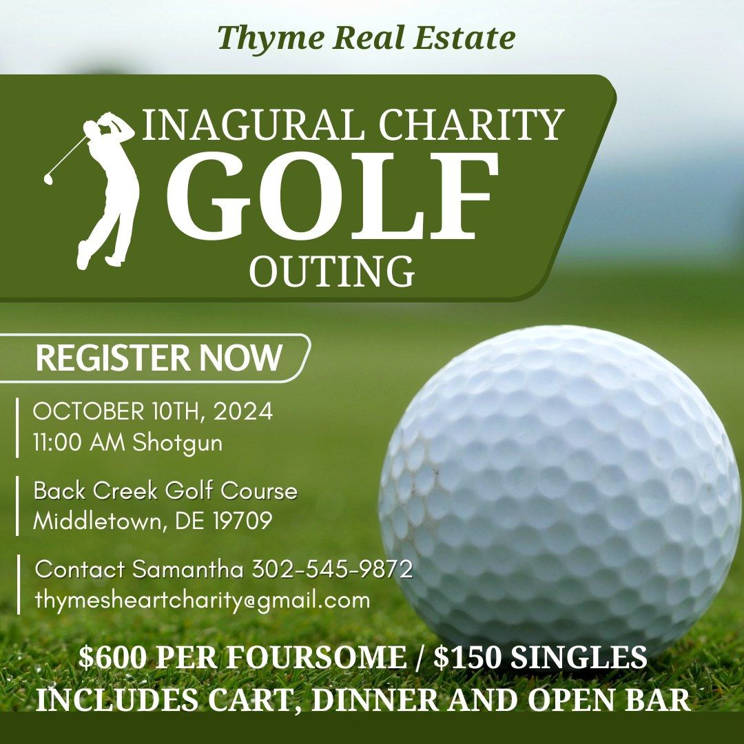 Thyme's Heart Inaugural Charity Golf Outing