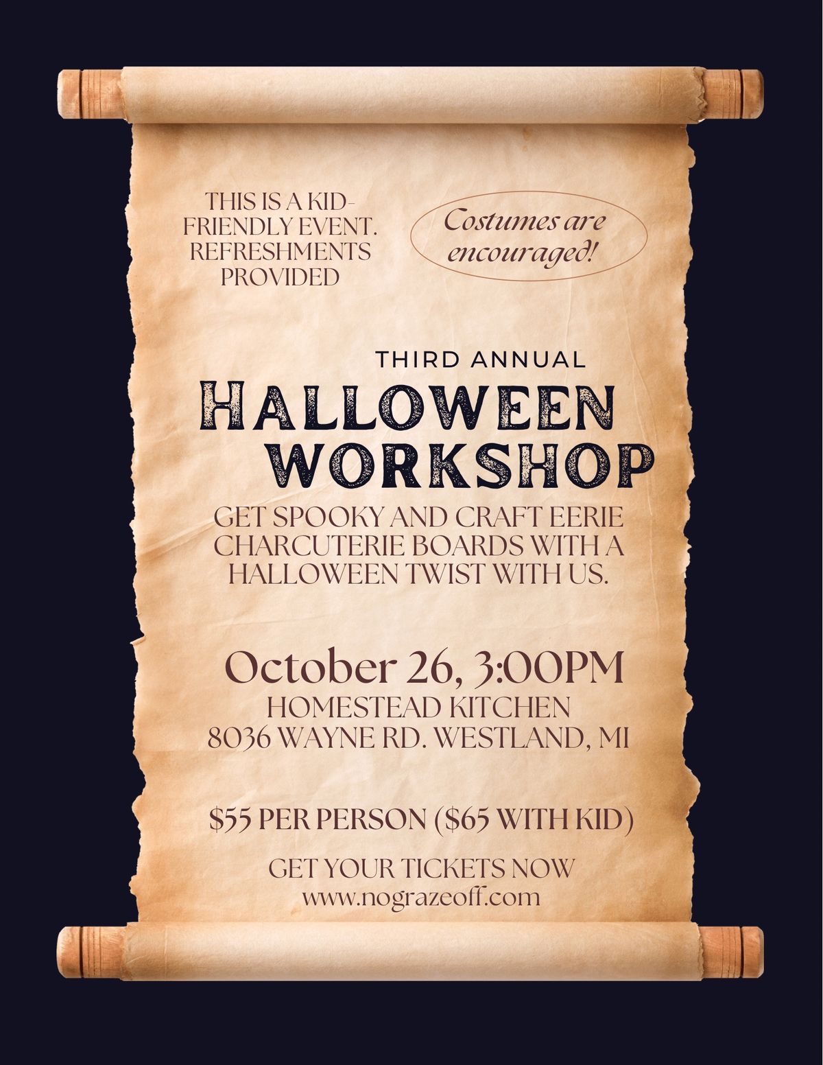 Halloween Charcuterie Workshop 