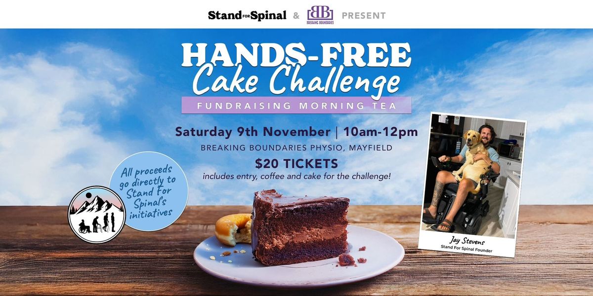 Hands-Free Cake Challenge | Fundraising Morning Tea