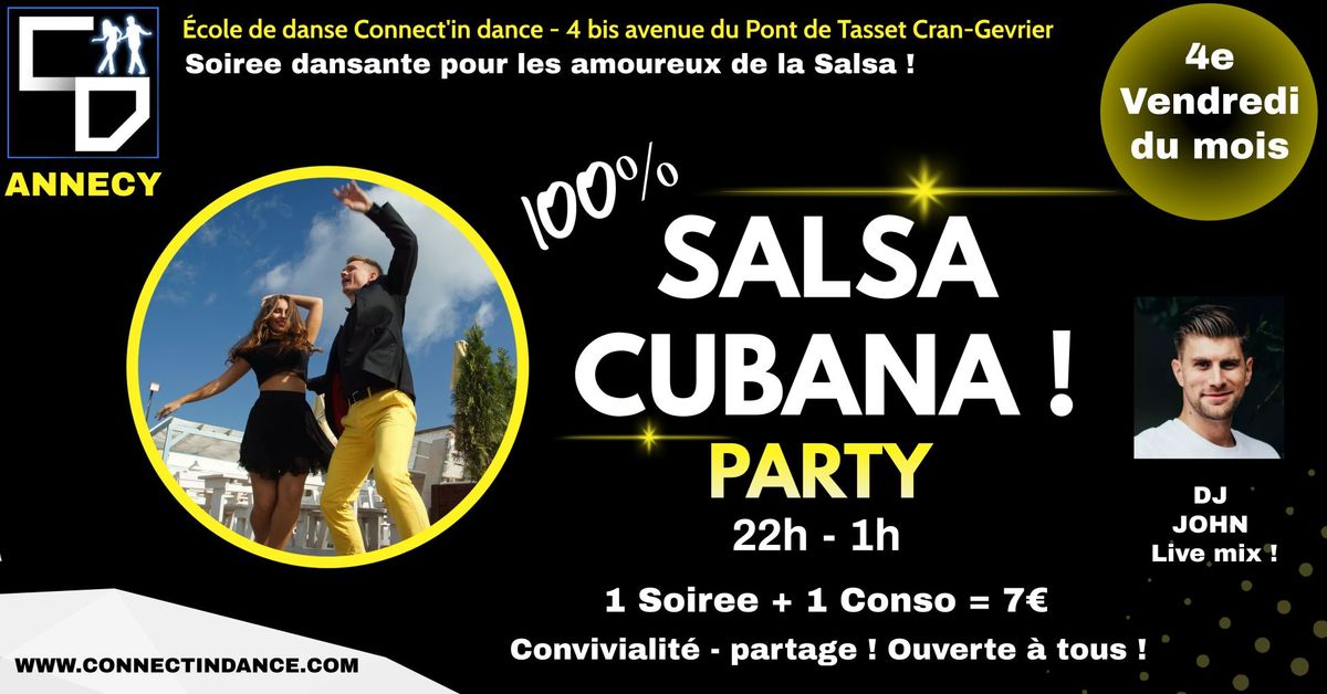 Soir\u00e9e SALSA CUBAINE 100% ! Annecy 