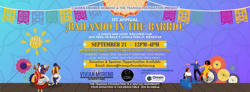 Bailando in the Barrio - FREE Community Dance & Music Wellness Fair