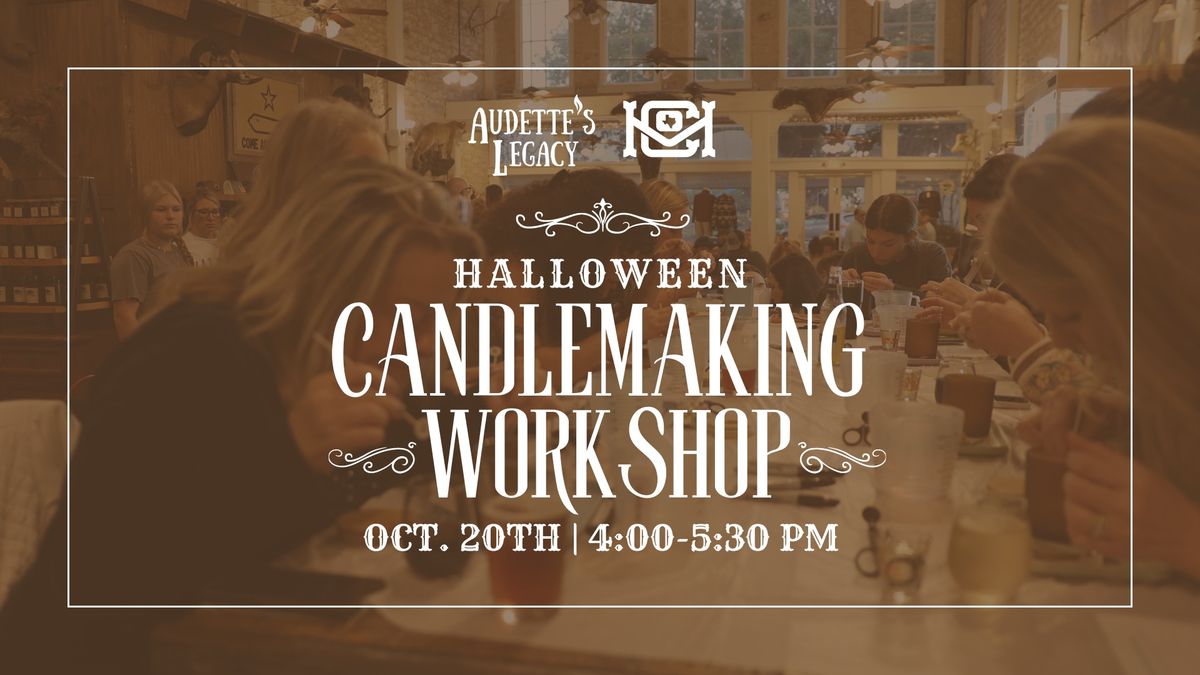 Halloween Candlemaking Workshop at Mesquite Creek