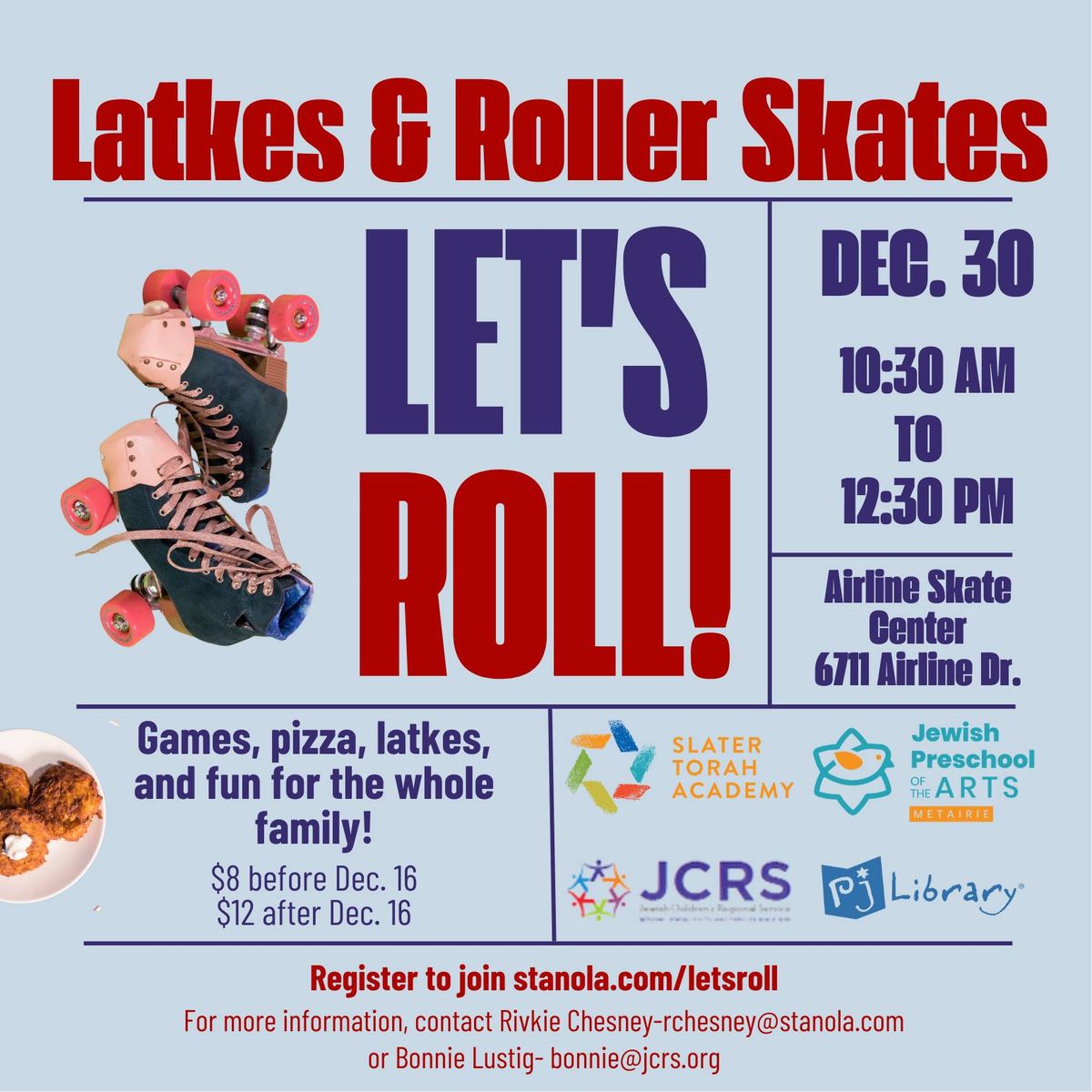 Latkes and Roller Skates