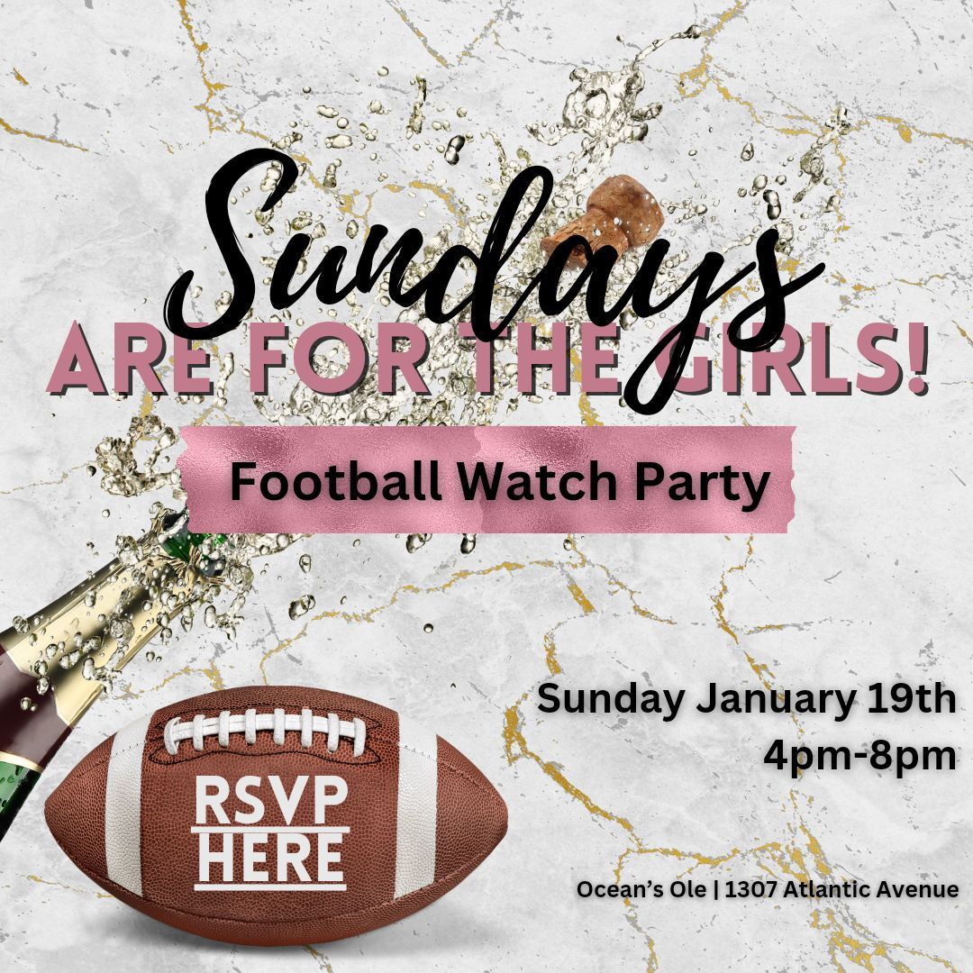 Sundays Are For The Girls: Ladies Football Watch Party and Social 