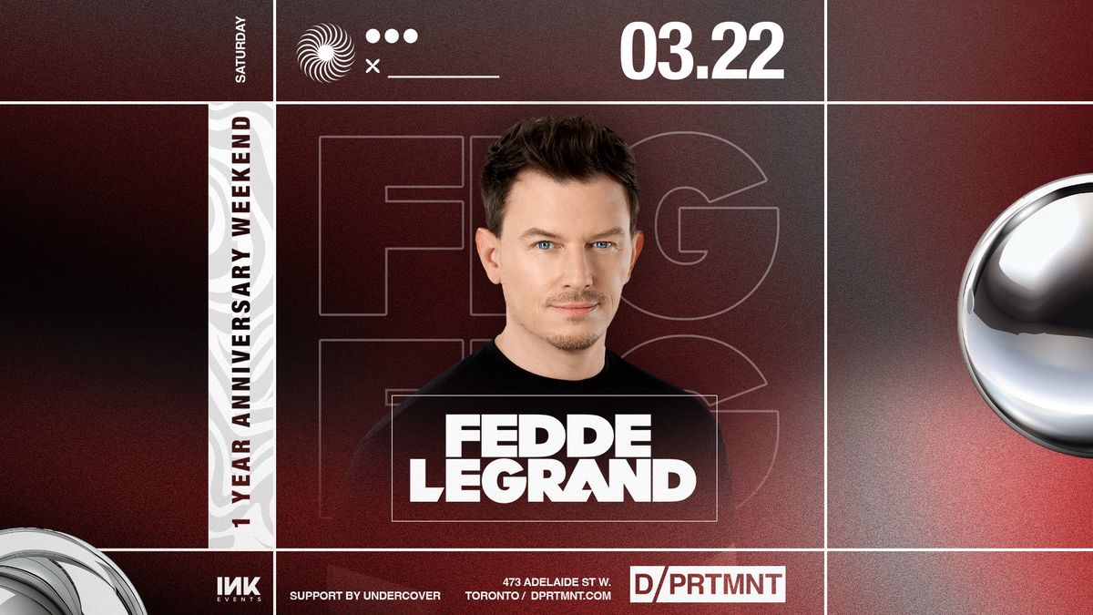 Fedde Le Grand inside DPRTMNT 