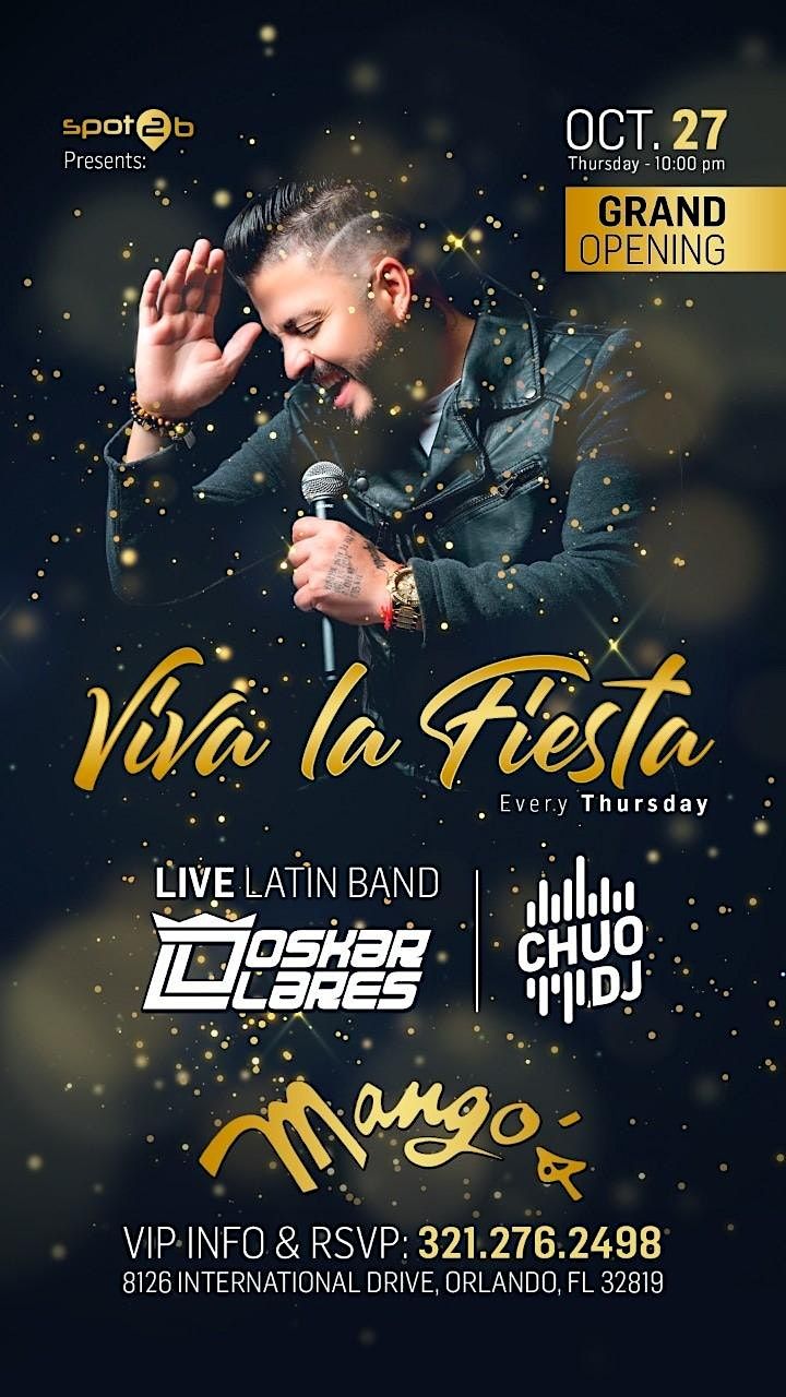 Viva la fiesta thursdays at Mangos Tropical Cafe, Mango's Tropical Cafe