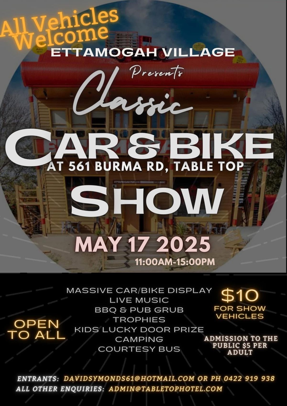 ETTAMOGAH VILLAGE CLASSIC CAR & BIKE SHOW