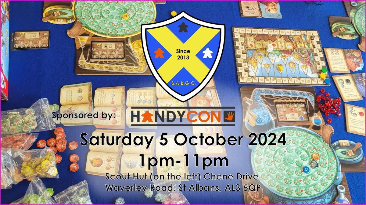 Saturday 5 October Afternoon of games!