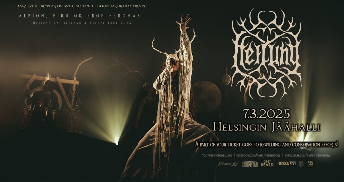 TuskaLive: HEILUNG (DE\/DK\/NO), 7.3.2025, J\u00e4\u00e4halli, Helsinki