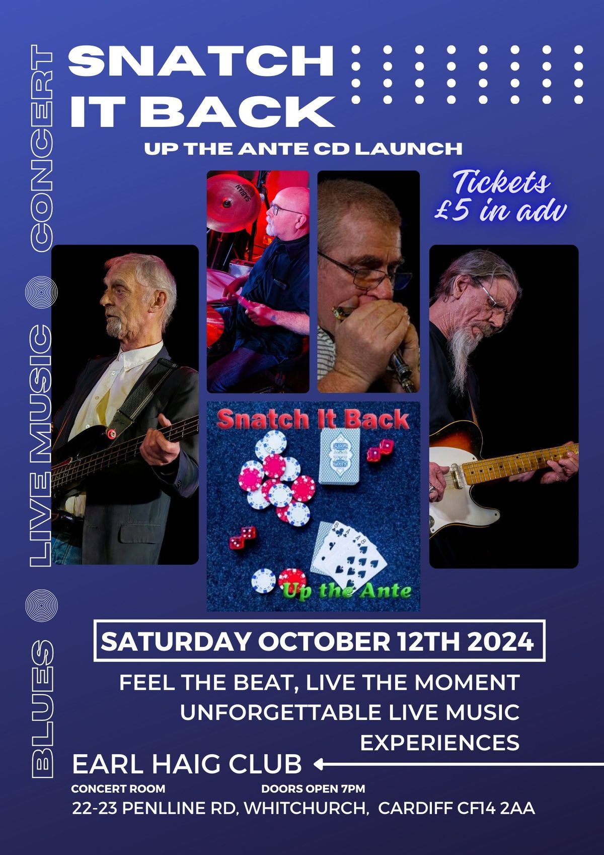 Snatch It Back, Up The Ante CD Launch at The Earl Haig Club Concert Room