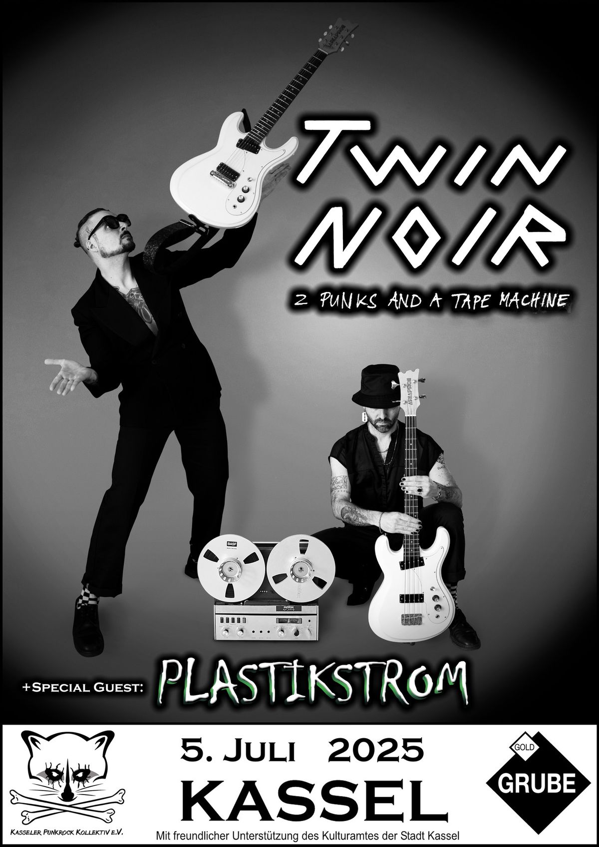 TWIN NOIR + PLASTIKSTROM @ Goldgrube Kassel