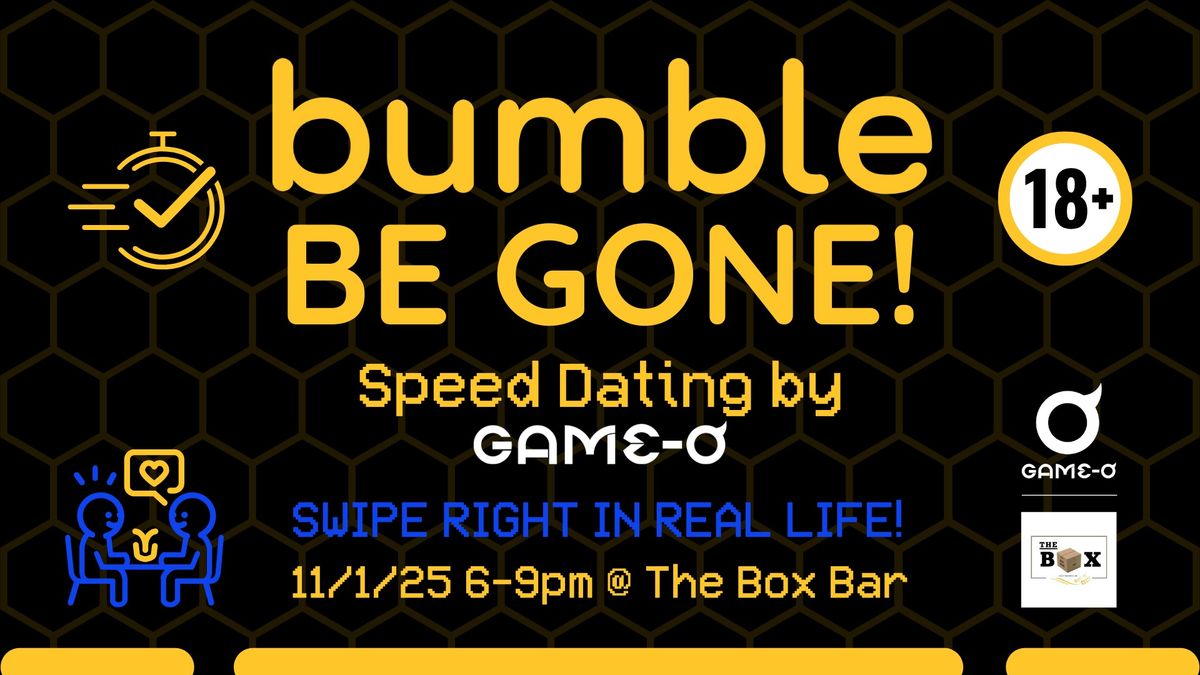 Bumble Be Gone! \ud83d\udc1d Speed Dating \ud83d\udc95 (round 3) 