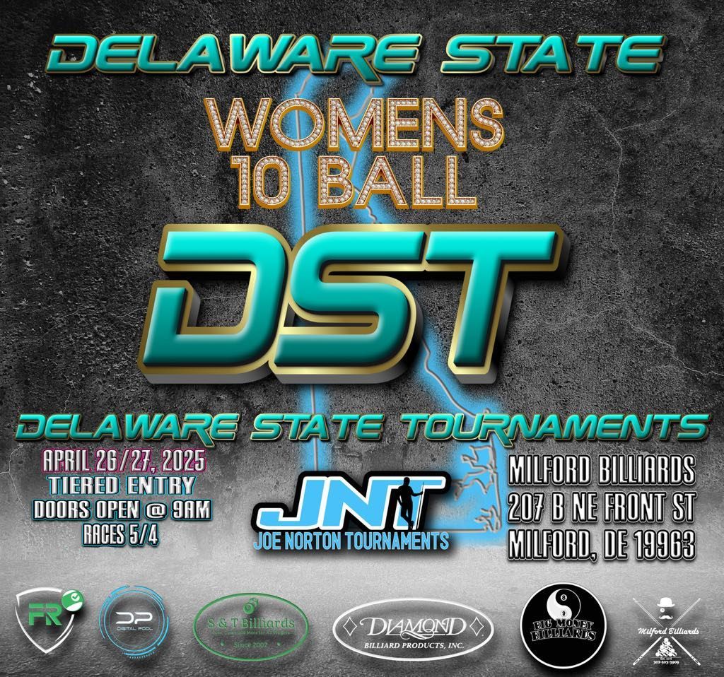 DELAWARE STATE BAR TABLE 10 BALL WOMEN'S CHAMPIONSHIPS 