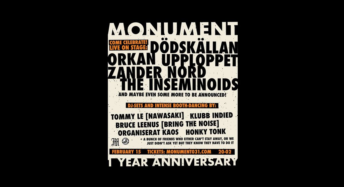 Monument 1 Year Anniversary 15\/2