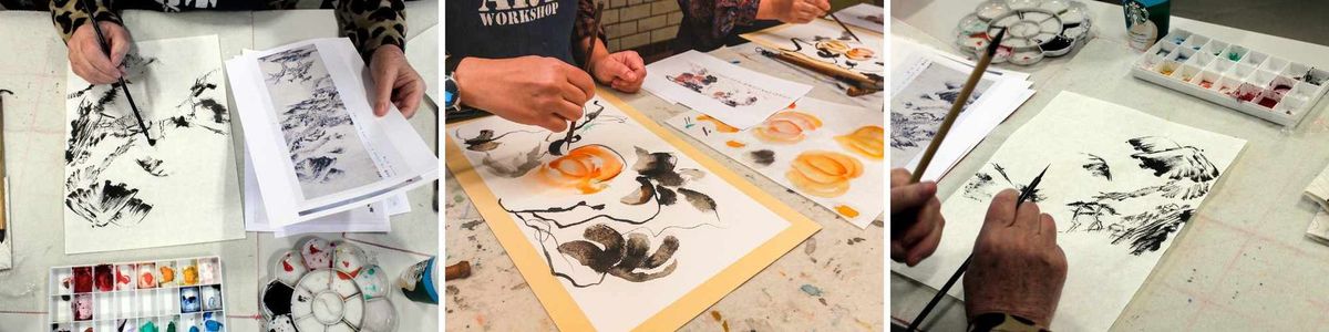 Japanese Ink Painting Workshop (Sumi-E) with Ula Fung