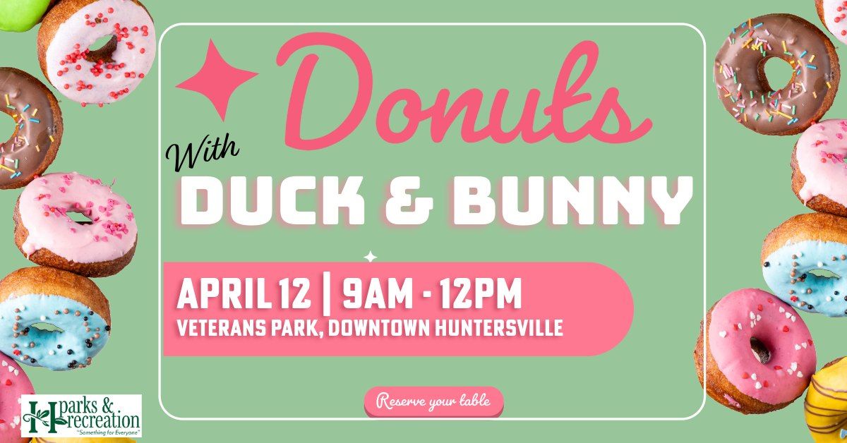 Donuts with Duck & Bunny