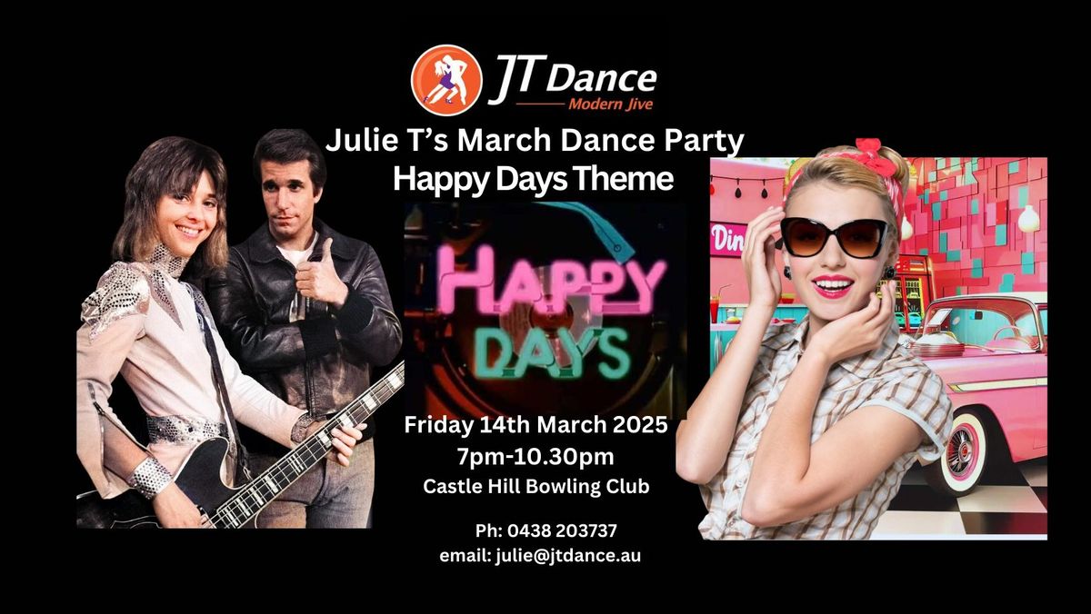 Julie T's March Dance Party - Happy Days Theme