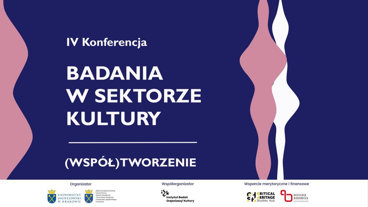 IV Konferencja "Badania w sektorze kultury. (Wsp\u00f3\u0142)tworzenie"