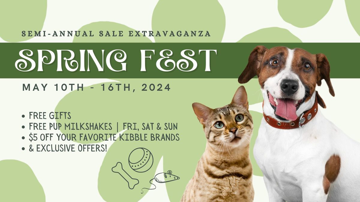 Spring Fest: Semi-Annual Sale Extravaganza