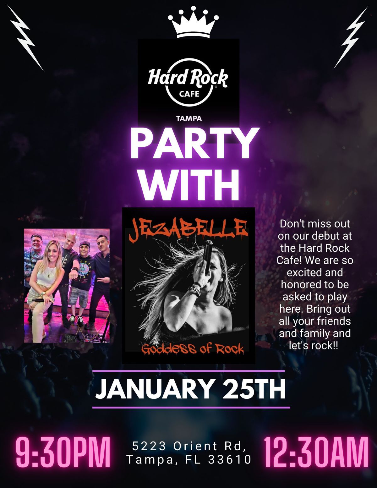 Jezabelle Debut at The Hard Rock Cafe 