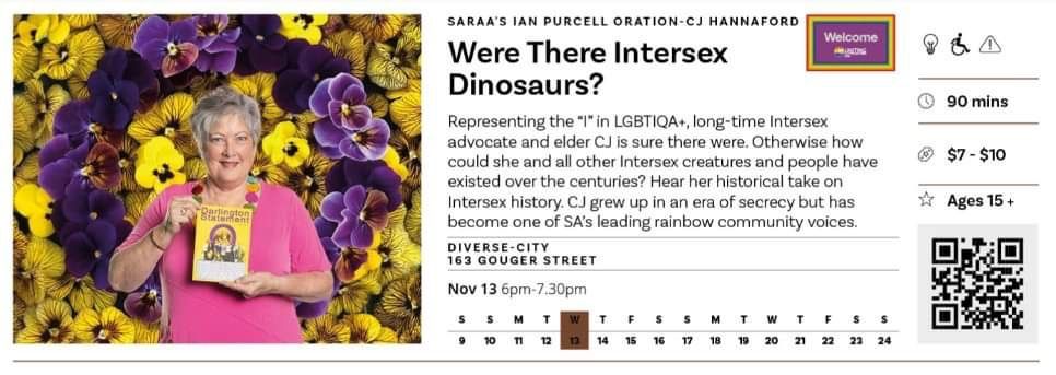 Were There Intersex Dinosaurs? Feast Festival Ian Purcell Oration 