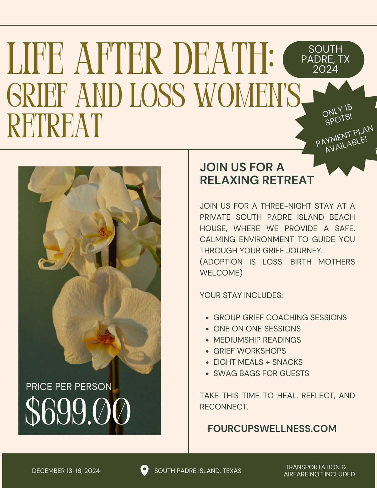 Life After Death: Grief and Loss Women's Retreat