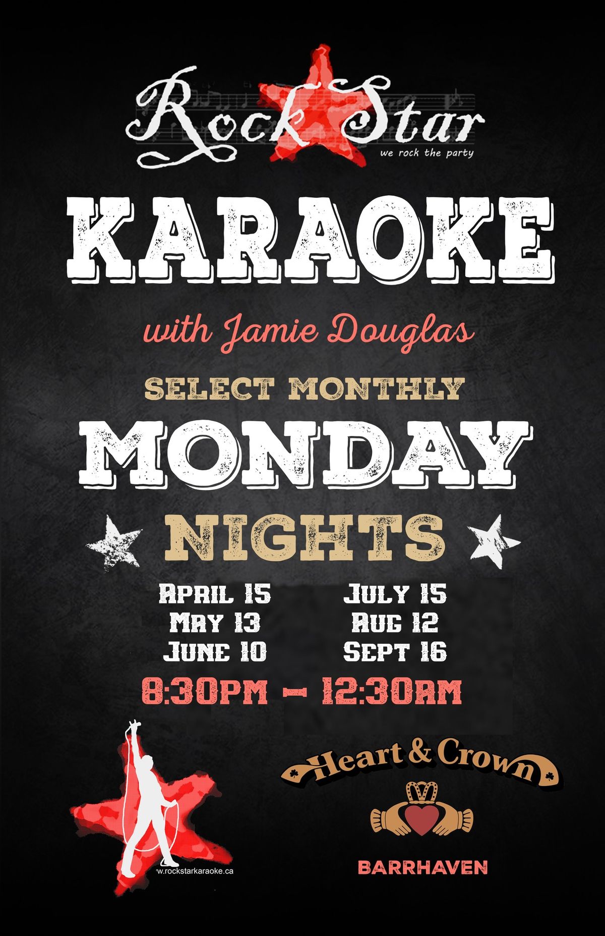 Rock Star Karaoke at The Heart & Crown - Barrhaven