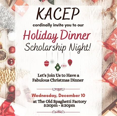 KACEP Holiday Dinner & Scholarship Night!