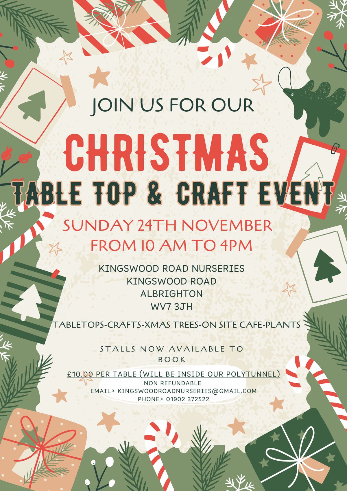 Table Top and Craft Event