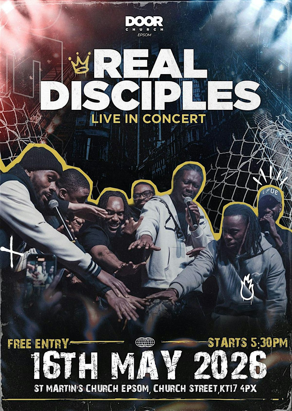 Free live concert in Epsom