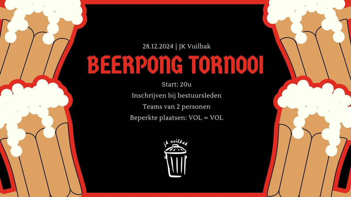 Beerpong tornooi @JK Vuilbak