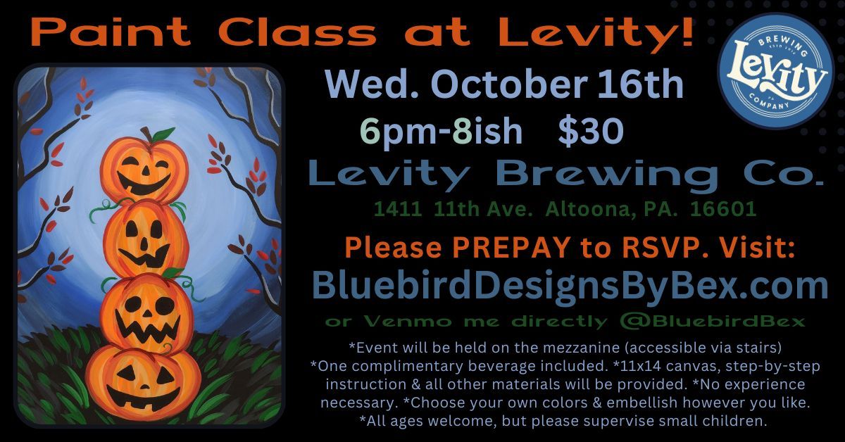 Paint and Sip with Bex- Bluebird Designs