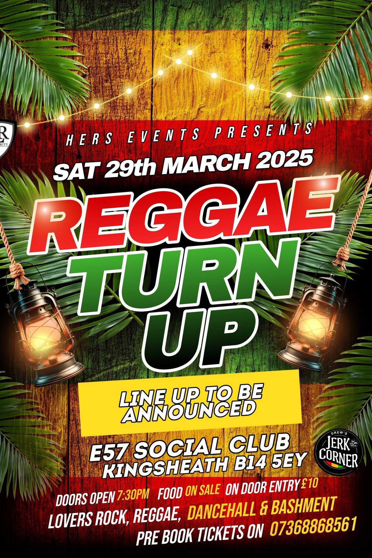 Reggae Turn Up @ E57 Social Club - Hers Events 