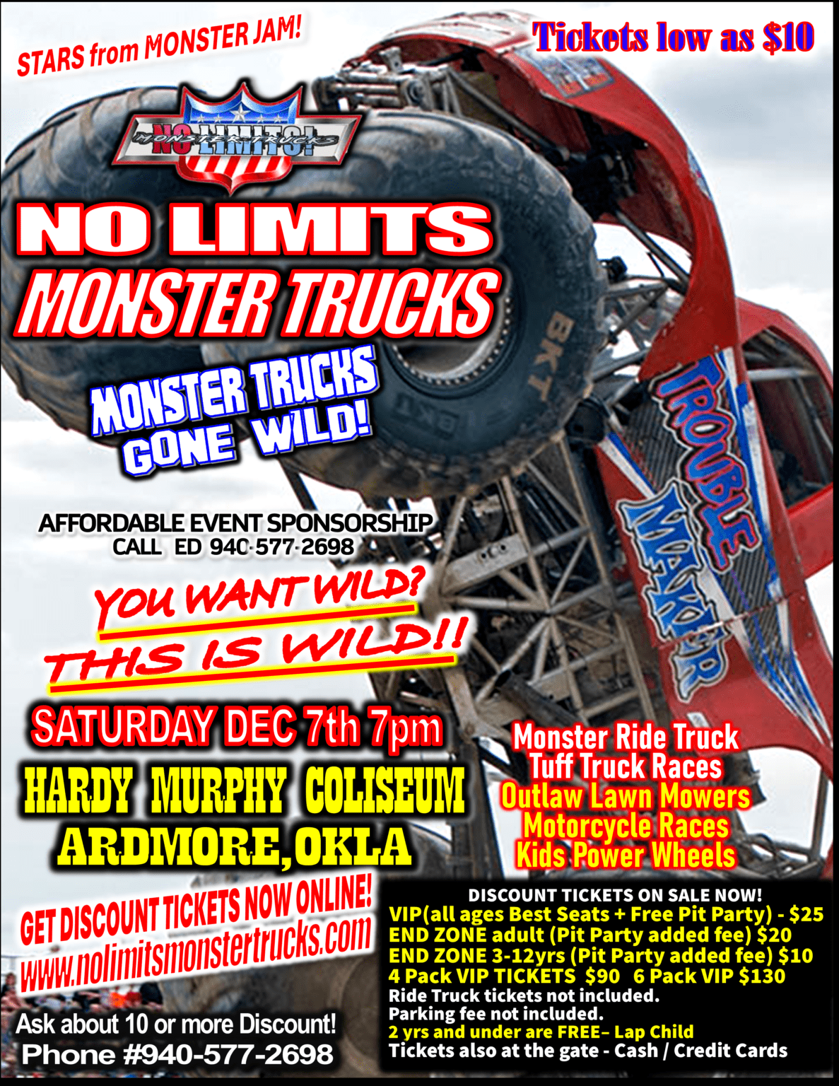 No Limits Monster Truck Tour