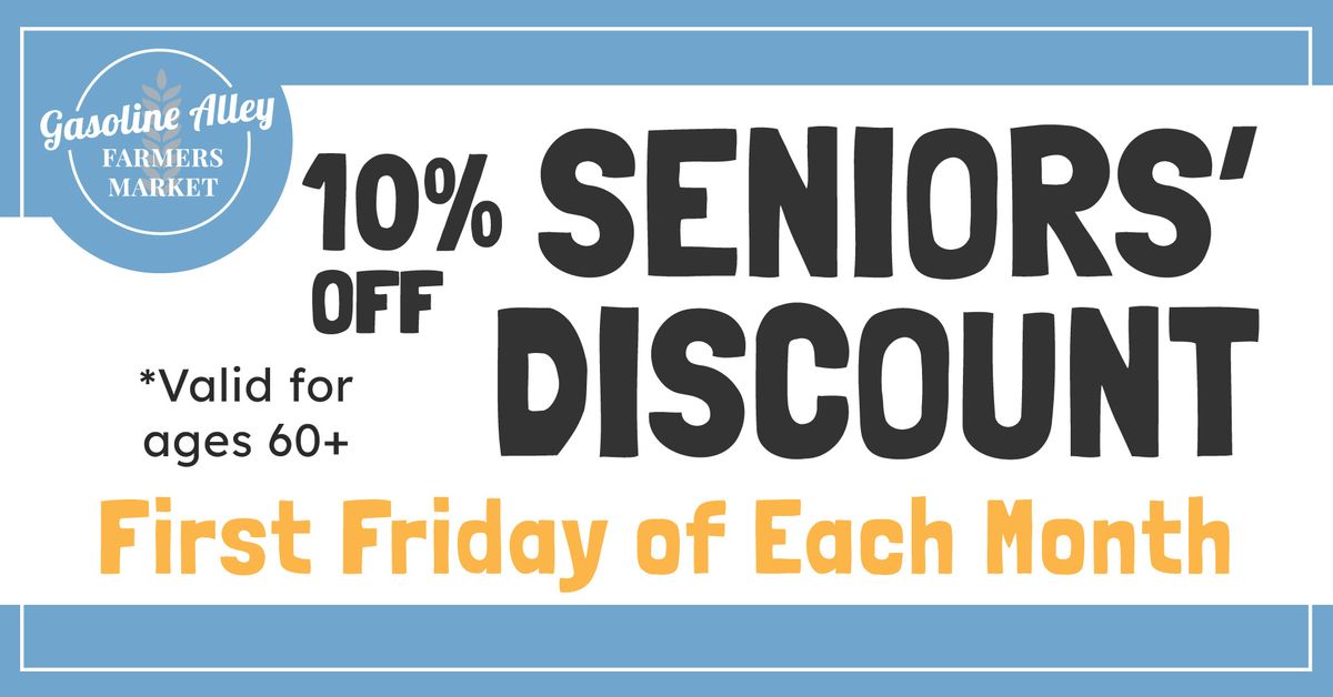 Seniors' Discount Day at the Market