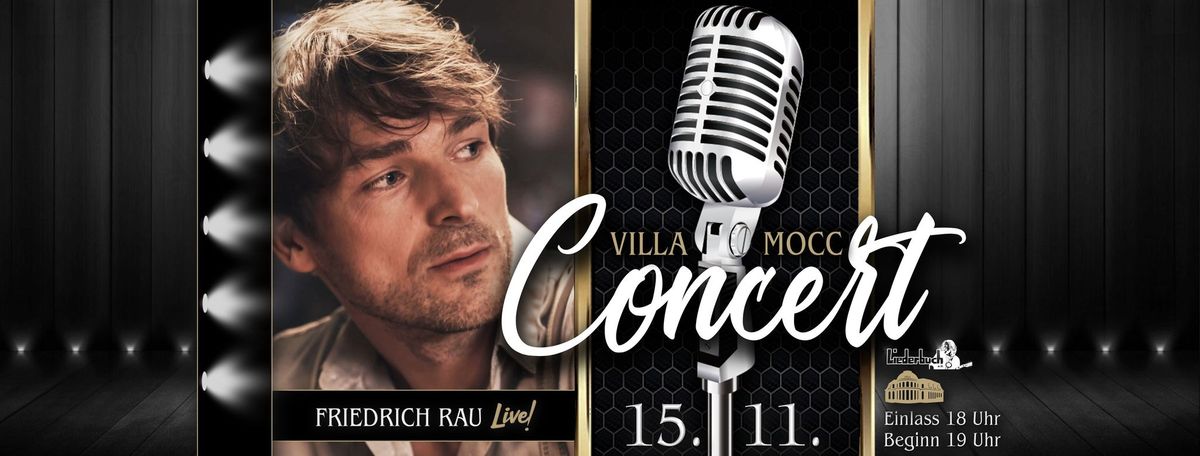 Villa Mocc Concert mit "Friedrich Rau - Lass uns ein bisschen SWINGEN - Tour 2024"