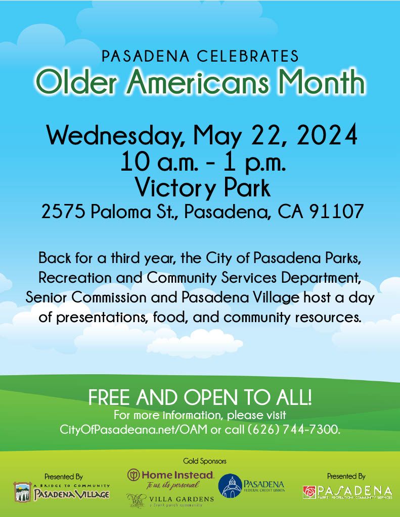 Pasadena Celebrates Older Americans Month
