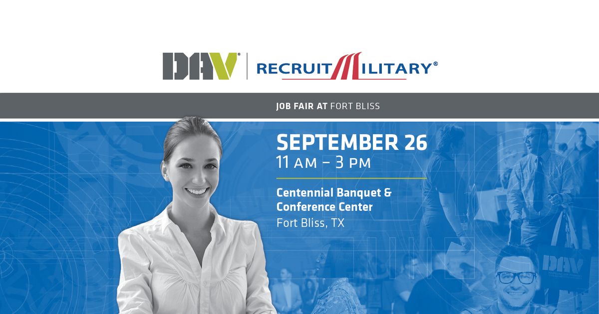 DAV | RecruitMilitary Job Fair at Fort Bliss